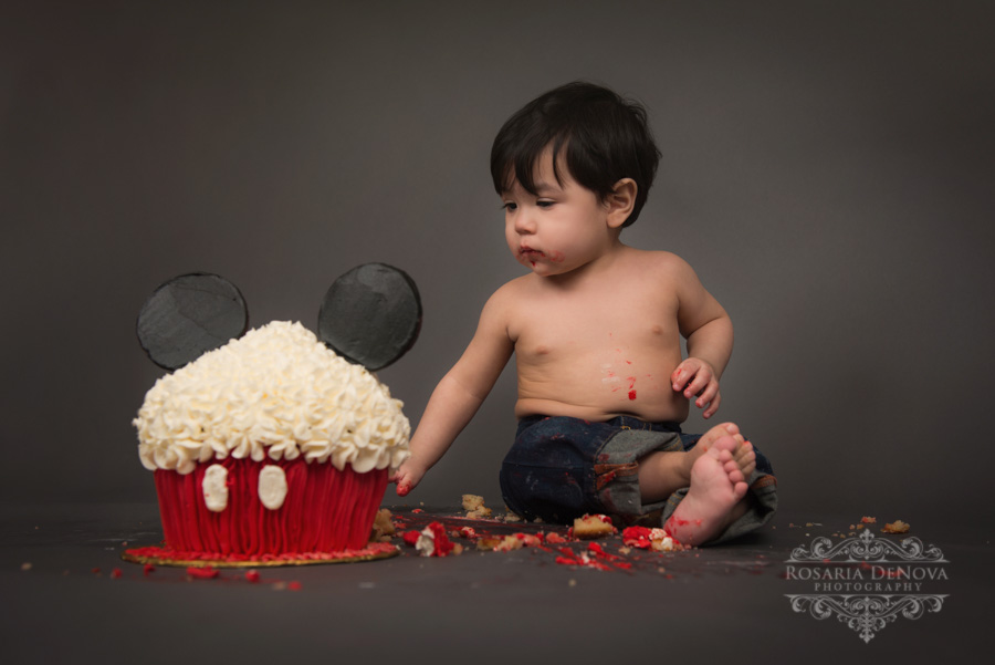 Baby D’s First Birthday Portraits & Cake Smash – NJ 1st Birthday Photographer